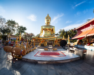 The Big Buddha statue on Khao Phra Tamnak (Pattaya hill) in Pattaya, Thailand	