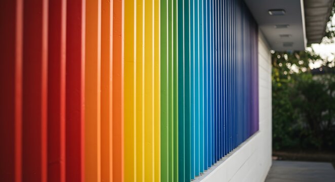 Colorful rainbow concept idea desine