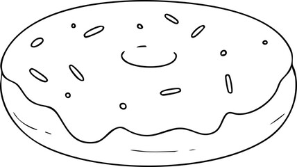 donut hand drawn