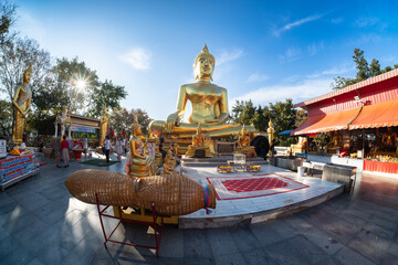 The Big Buddha statue on Khao Phra Tamnak (Pattaya hill) in Pattaya, Thailand	
