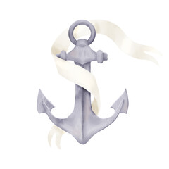 A ribbon in beige shades, an empty manuscript for the text. Watercolor illustration. A set of unfolded scrolls, isolated on a white background. Aged paper in a roll