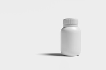 Supplement Bottle Mockup