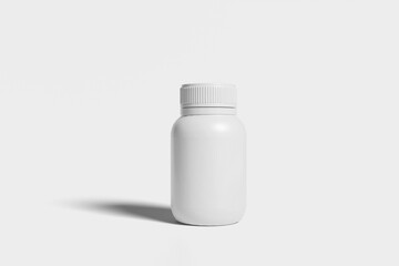 Supplement Bottle Mockup