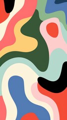 Naklejka premium Fish pattern art abstract.