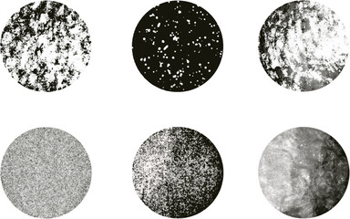 Diffuse spot circles set grainsphere dot with noise pattern