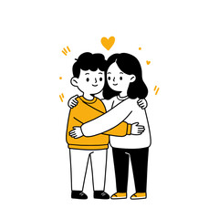 Parents and Child Symbol Vector 
