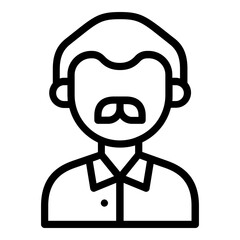 father icon line