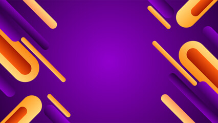 ABSTRACT BACKGROUND ELEGANT PURPLE ORANGE GRADIENT SMOOTH LIQUID COLORFUL DESIGN WITH GEOMETRIC SHAPES VECTOR TEMPLATE GOOD FOR MODERN WEBSITE, WALLPAPER, COVER DESIGN 