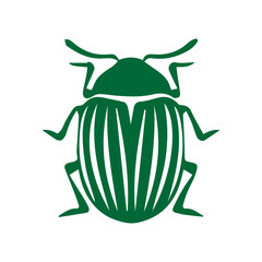 green colorado beete icon