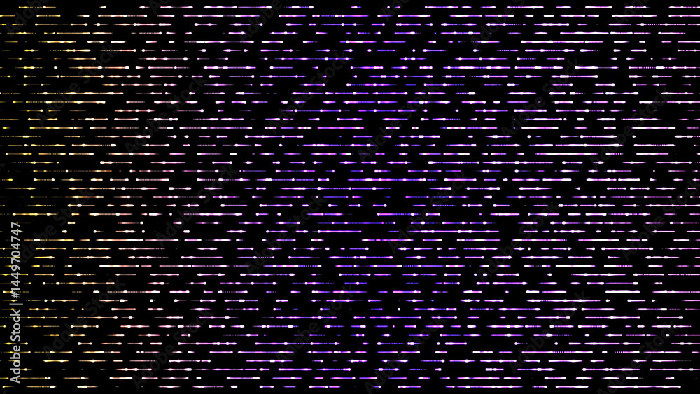 Poster digital abstract forms movement particle lines with multicolor motion graphics. abstract digital fla