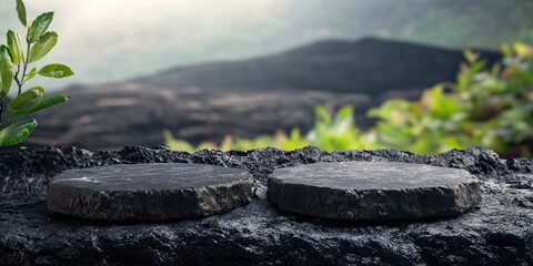 Obraz premium a small tree growing out of a pile of coins 