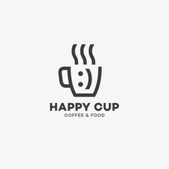 Happy cup cafe logo