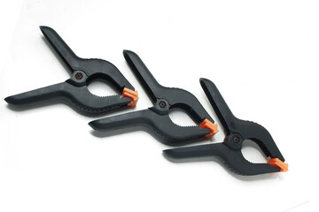 Obraz premium black plastic clamp