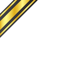 Gold Gradient Ribbon Tab
