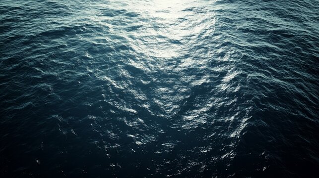 深い青の海面のイメージ