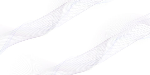 Abstract vector illustration featuring smooth wave lines on a transparent background. Suitable for technology, digital data, network communication, and modern design themes. Ideal for use in web inter