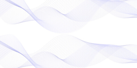 Abstract vector illustration featuring smooth wave lines on a transparent background. Suitable for technology, digital data, network communication, and modern design themes. Ideal for use in web inter