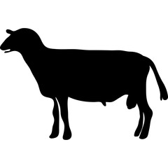 Sacrificial Animal Silhouette