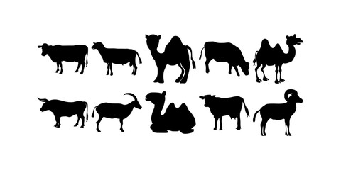 Sacrificial Animal Silhouette
