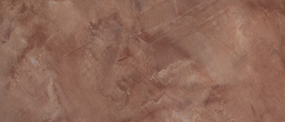 Fototapeta premium Brown Textured Plaster Background with Subtle Marble-Like Pattern, Abstract Surface for Interior Design Concept