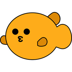 Cute Sea Animal Element