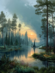 Prehistoric Earth history, Devonian, Carboniferous, Triassic Period