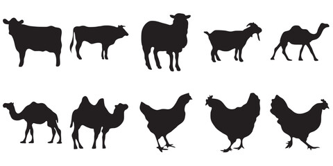 Sacrificial Animal Silhouette