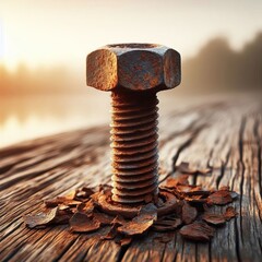 Rusted to fulfill its function