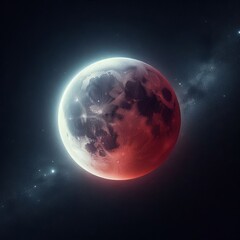 Lunar Eclipse shade of red