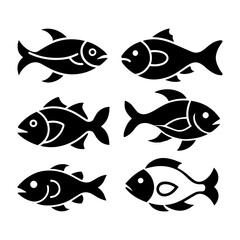 Fish Black victor design victor fish