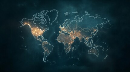 Strategic Imagery for Global Market Relations: Geopolitical Tensions and Trade Disruptions - Stock Photos with Left Space