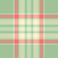 Elegant pastel plaid pattern in soft greens, creams, and coral.  Perfect for textile design, website backgrounds, or stationery.
