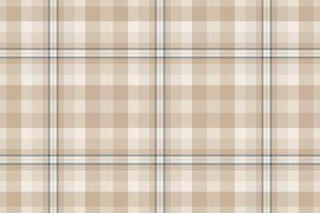 Checked background texture vector, popular plaid tartan check. Simple pattern fabric textile seamless in pastel and light colors.