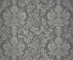 Subtle grayscale damask, sophisticated seamless texture , refined, subtlety