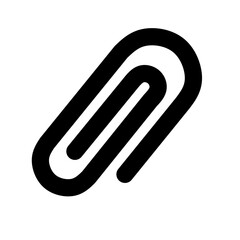 pin icon vector with trendy design. paper clip icon