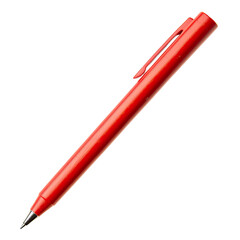 Red ballpoint pen, sleek and simple design