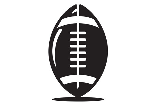 recommend clip art: American football logo silhouette vector, American football logo icon silhouette, american football player silhouette, black silhouette of a american football silhouette vector on white background 
