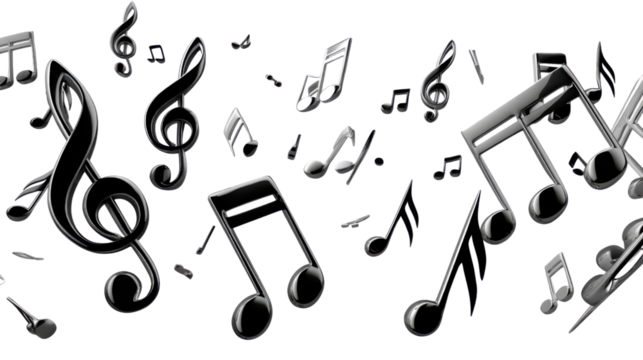 vector illustration of a musical notes - Powered by Adobe