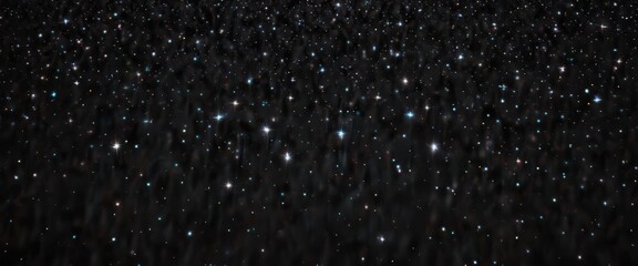 Obraz premium Diamond-like stars scattered across velvet black , sparkle, universe