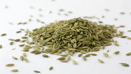 Fennel Seeds Pile