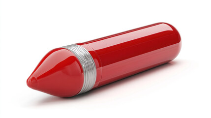 Red marker with a pointed tip