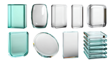 set of colored buttons on white background