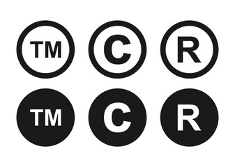 TM R C Intellectual Property Icons