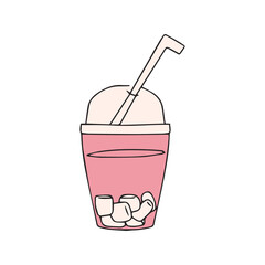 hand drawing coffee doodles element stock. Coffee stickers and barista characters.Coffee makers, kettles, brewing, arabica coffee, glass,espresso,cappuccino, beans.Graphic doodle minimalist retro icon