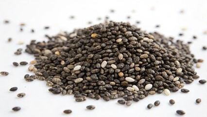 Chia Seeds Pile