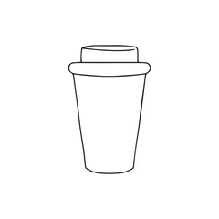 hand drawing coffee doodles element stock. Coffee stickers and barista characters.Coffee makers, kettles, brewing, arabica coffee, glass,espresso,cappuccino, beans.Graphic doodle minimalist retro icon