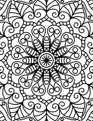 Mandalas Book Cover Coloring Pages