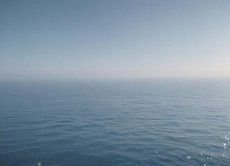 Obraz premium Soft, hazy light blue gradient, resembles a tranquil, misty ocean surface , backdrop, sky, art
