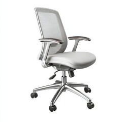 Fototapeta premium a modern ergonomic office chair with mesh backrest