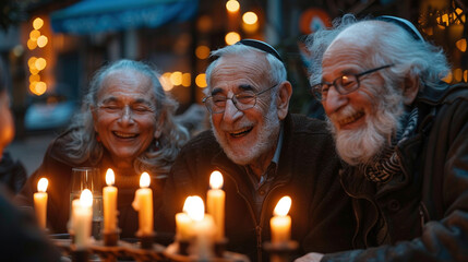 Joyful Hanukkah Moments: Elders Sharing Laughter